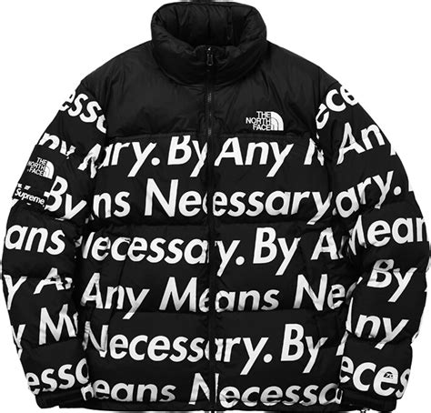 supreme north face jacket puffer